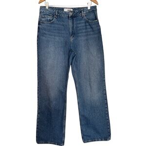 Heidi Dynamite Denim Jeans Women's 12/31 Blue Denim Jambe Large Wide Leg Baggy